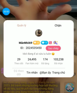 MẫnNhii69 MMLive Livestream